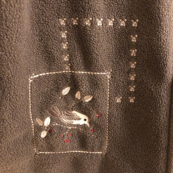 Embroidered Northern Reflections Fleece Zip - Picture 8 of 9
